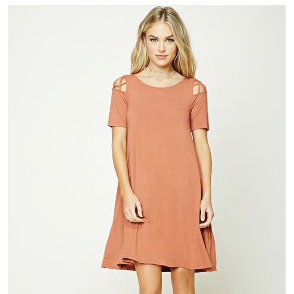 CONTEMPORARY CRISSCROSS DRESS MEDIUM